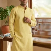 Pastel Lemon Kurta