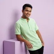 Mandarin Collar Kurtas