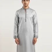 Silver Shine Long Kurta