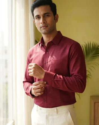 Formal Maroon Shirts