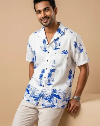 Azure Palm Beach Shirts🌴🌊