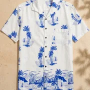 Azure Palm Beach Shirts🌴🌊
