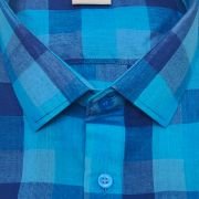Blue Checkerd Tee Combo New