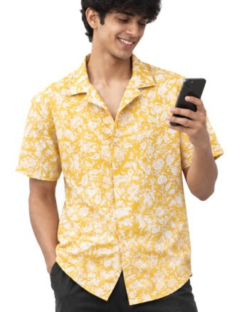 Yelllow Open collar