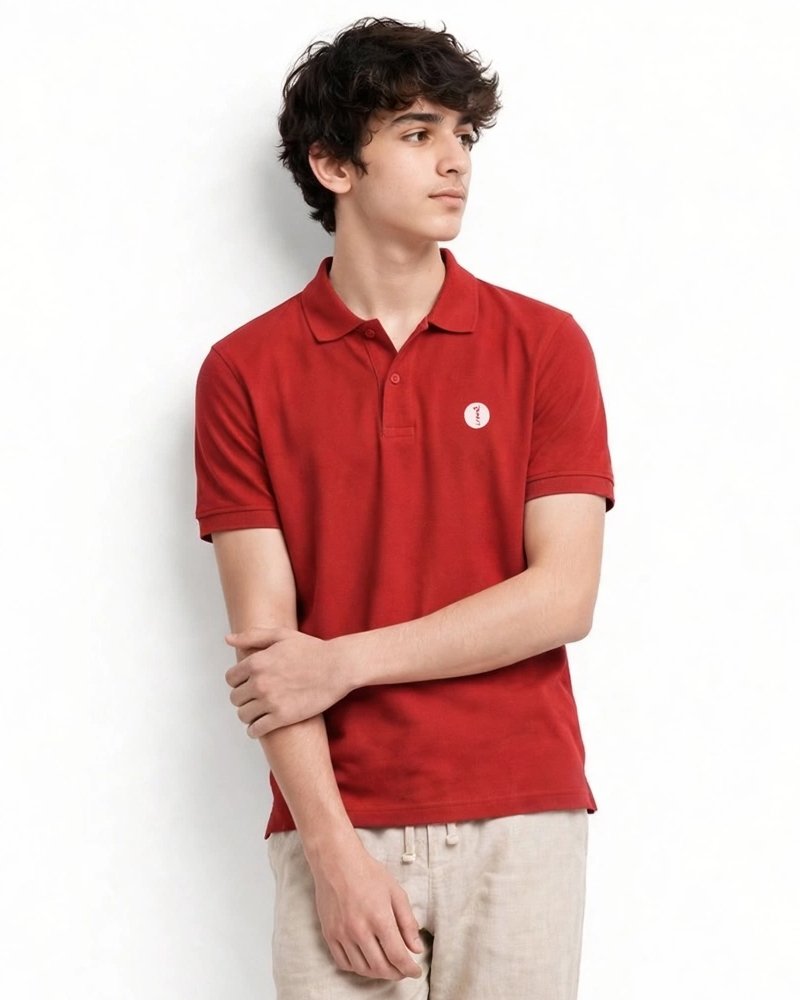 Smart Red Polo